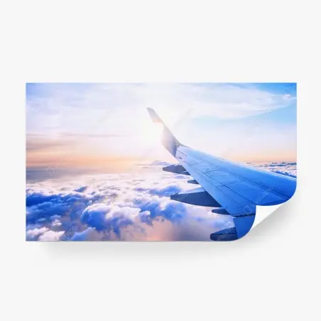 Papier peint vue aérienne au coucher de soleil – Wallnifity®