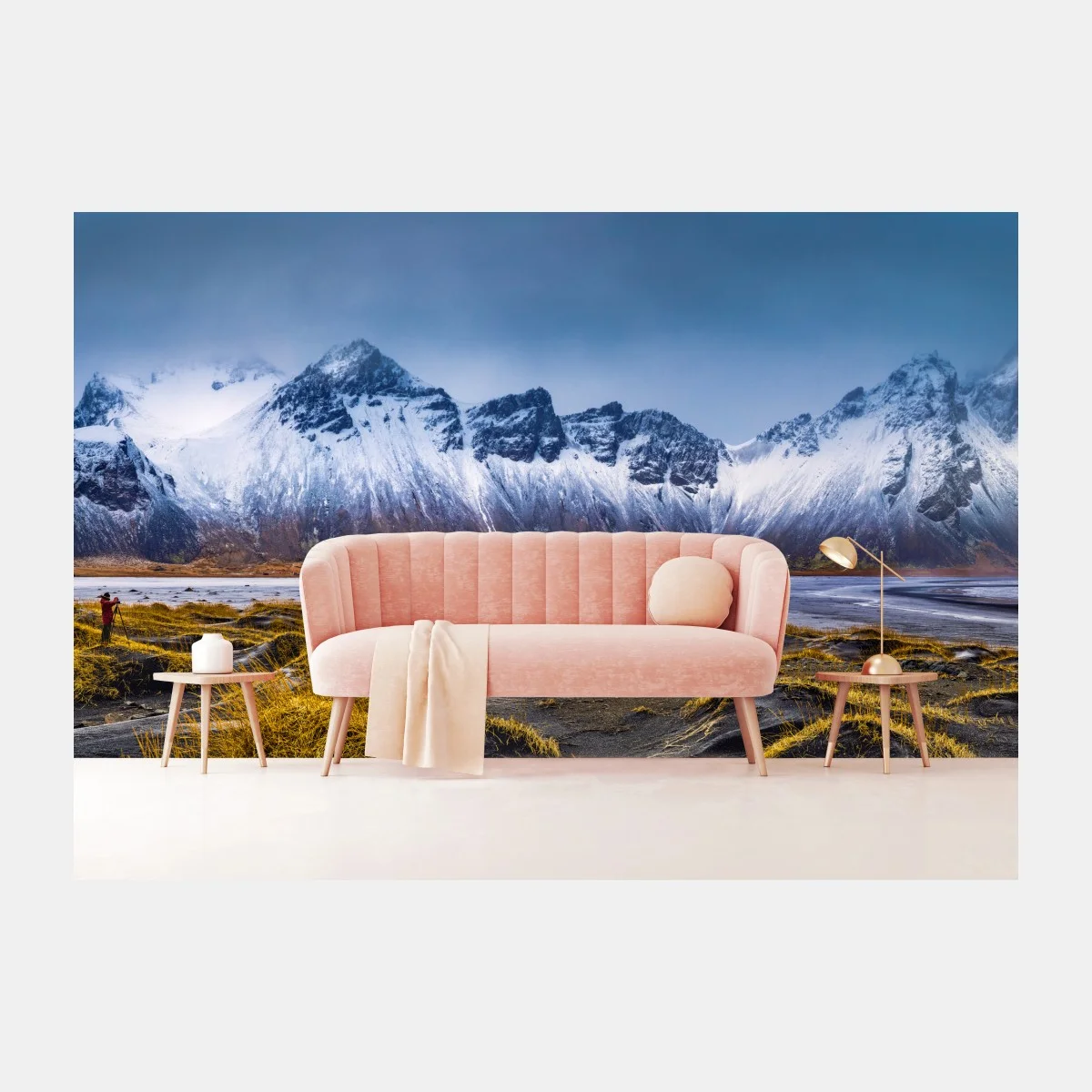 Papier peint paysage épique de Vestrahorn et Stokksnes – Wallnifity® Papier peint paysage épique de Vestrahorn et Stokksnes – Wallnifity®
