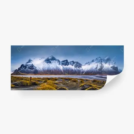 Papier peint paysage épique de Vestrahorn et Stokksnes – Wallnifity®