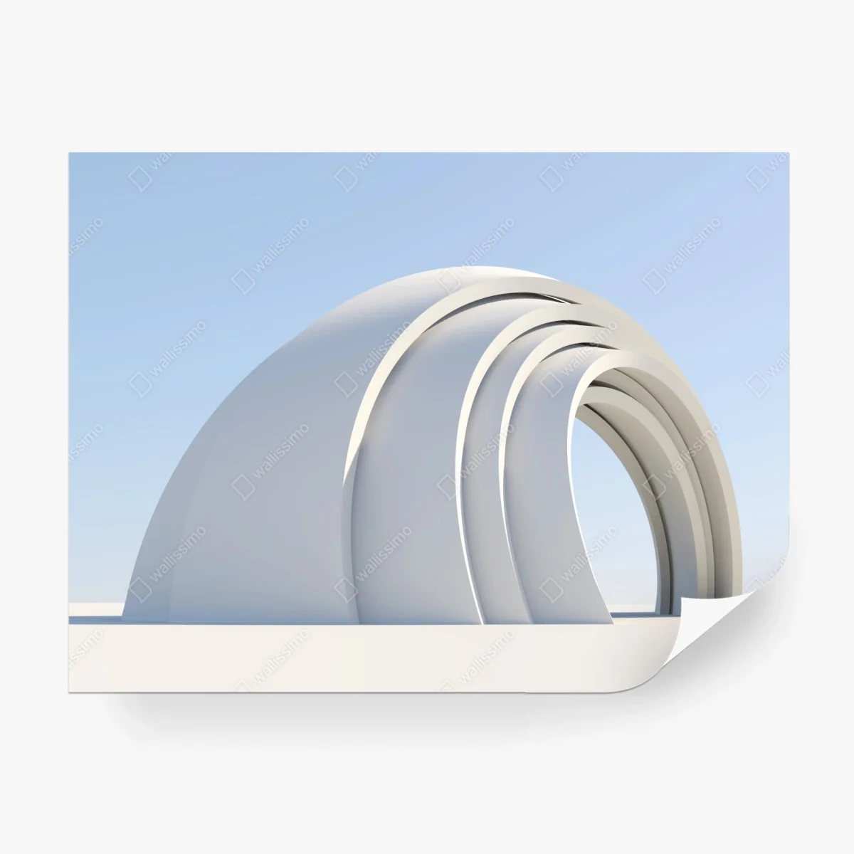 Papier peint arches blanches minimalistes – Wallnifity® Papier peint arches blanches minimalistes – Wallnifity®