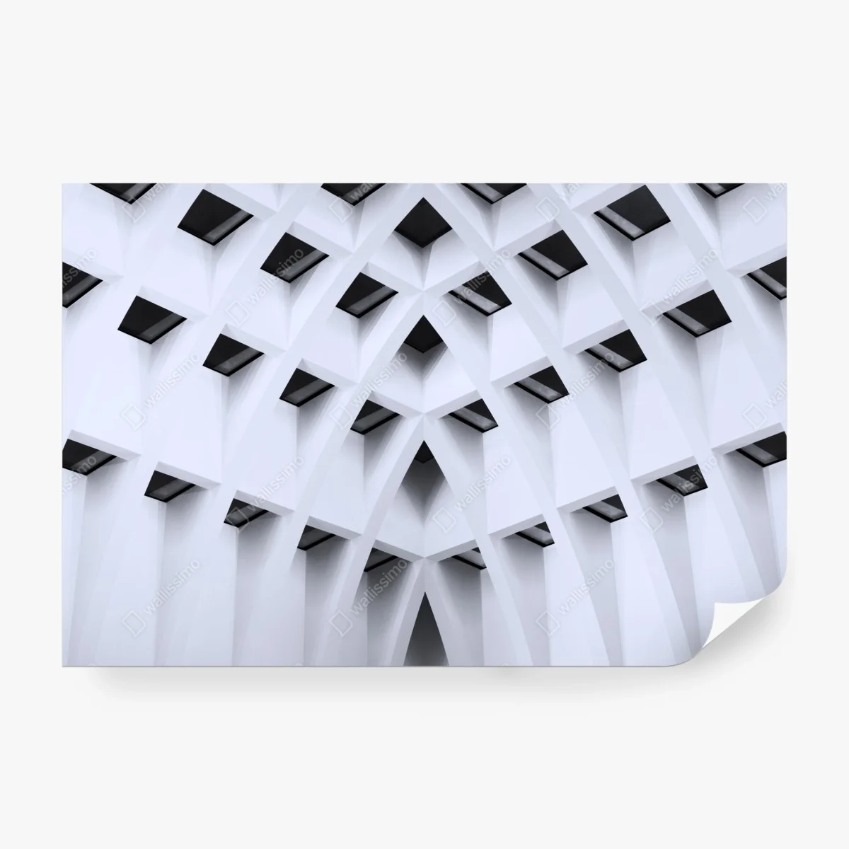 Papier peint voûte architecturale géométrique minimaliste – Wallnifity® Papier peint voûte architecturale géométrique minimaliste – Wallnifity®