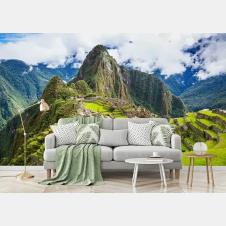 Papier peint vue panoramique de Machu Picchu – Wallnifity®