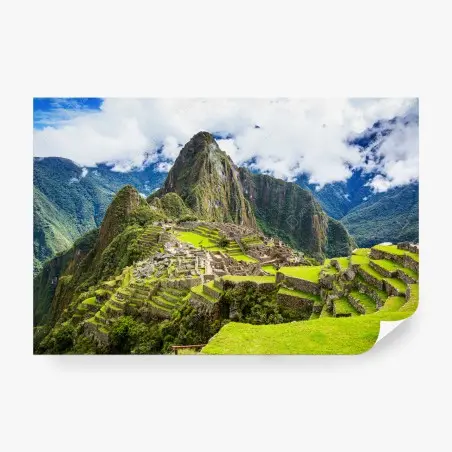 Papier peint vue panoramique de Machu Picchu – Wallnifity®