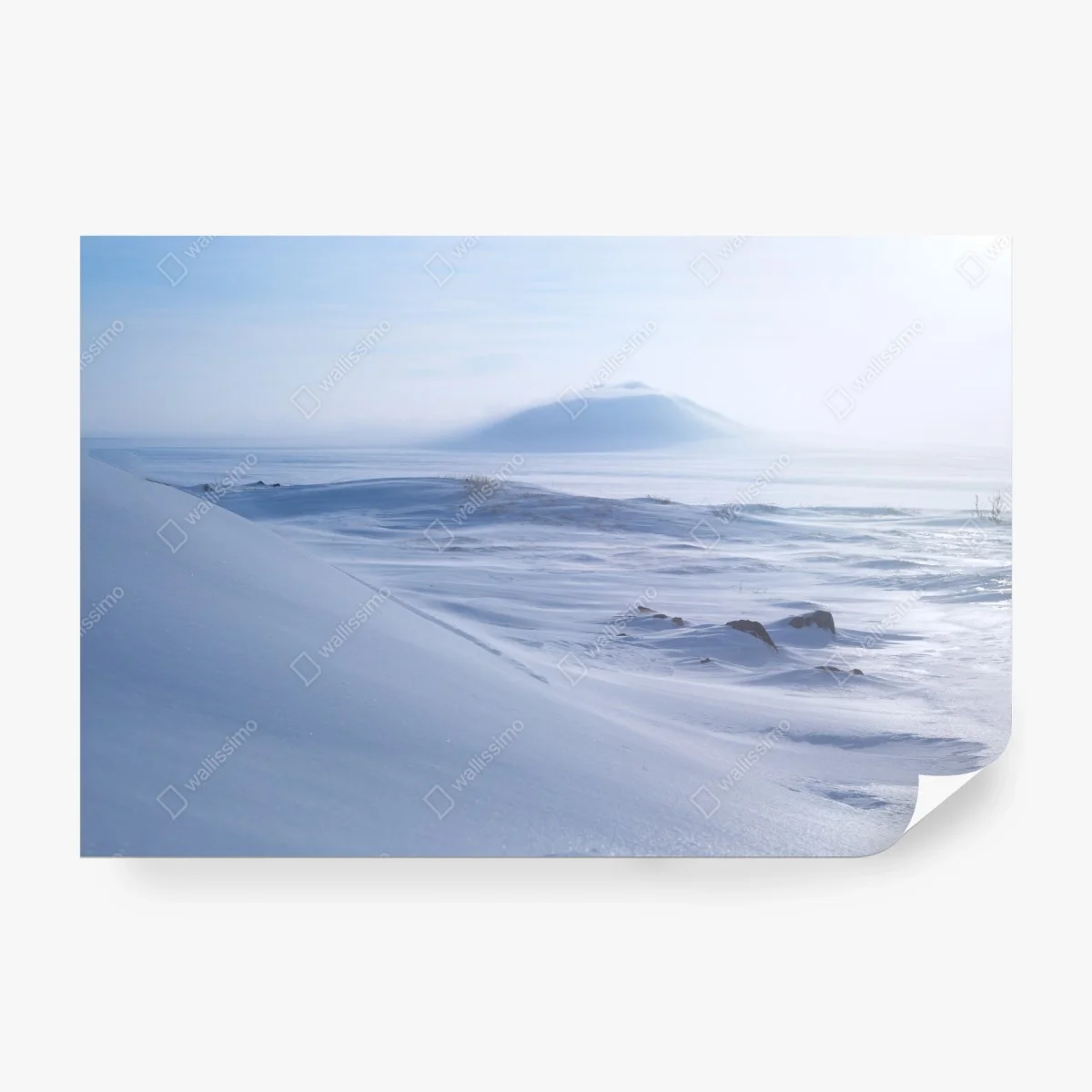Papier peint horizon arctique immaculé — Chukotka – Wallnifity®