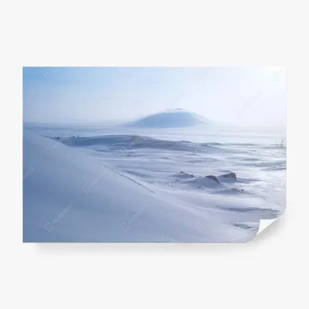 Papier peint horizon arctique immaculé — Chukotka – Wallnifity®