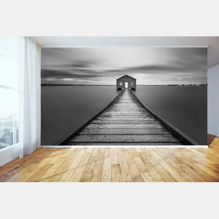 Papier peint cabane au bout de la jetée – Wallnifity®