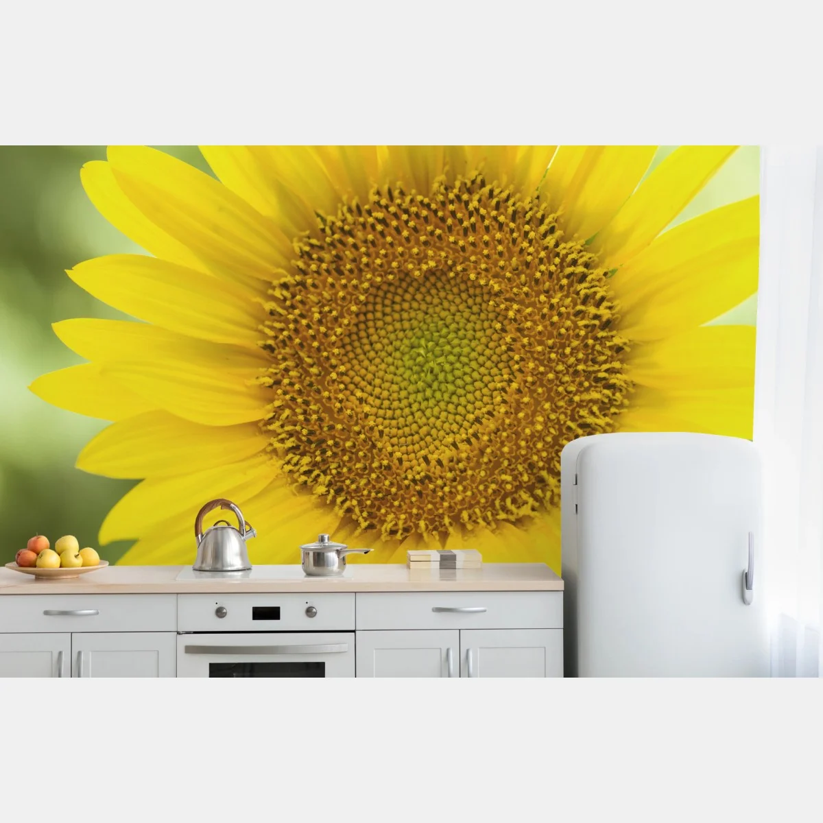 Papier peint cœur de tournesol lumineux – Wallnifity® Papier peint cœur de tournesol lumineux – Wallnifity®