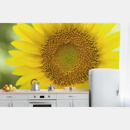 Papier peint cœur de tournesol lumineux – Wallnifity®