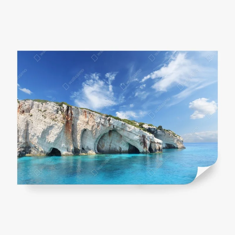Papier peint grottes bleues de Zakynthos – Wallnifity®