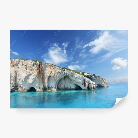 Papier peint grottes bleues de Zakynthos – Wallnifity®