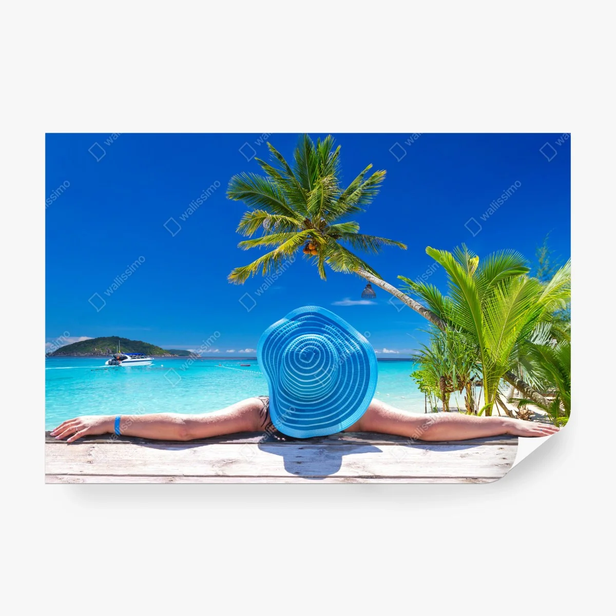 Papier peint détente sous les palmiers – Wallnifity® Papier peint détente sous les palmiers – Wallnifity®