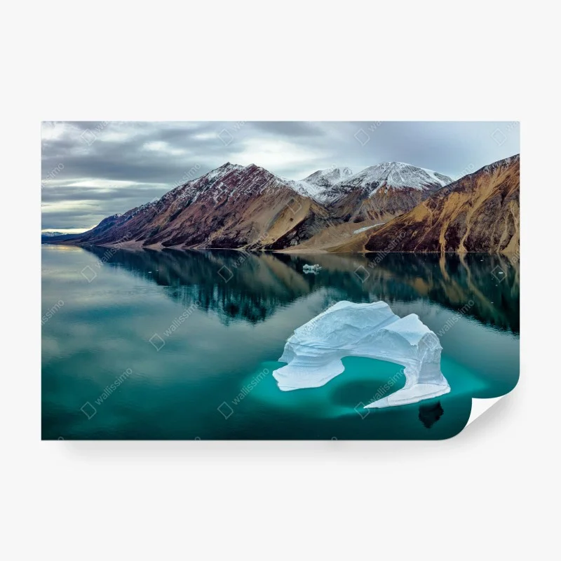 Papier peint arche de glace et montagnes réfléchies – Wallnifity® Papier peint arche de glace et montagnes réfléchies – Wallnifity®