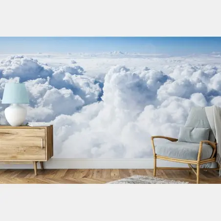 Papier peint mer de nuages à haute altitude – Wallnifity®