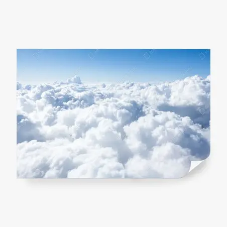 Papier peint mer de nuages et ciel bleu – Wallnifity®
