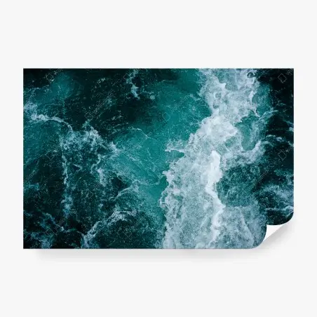 Papier peint symphonie d'écume et d'azur – Wallnifity®