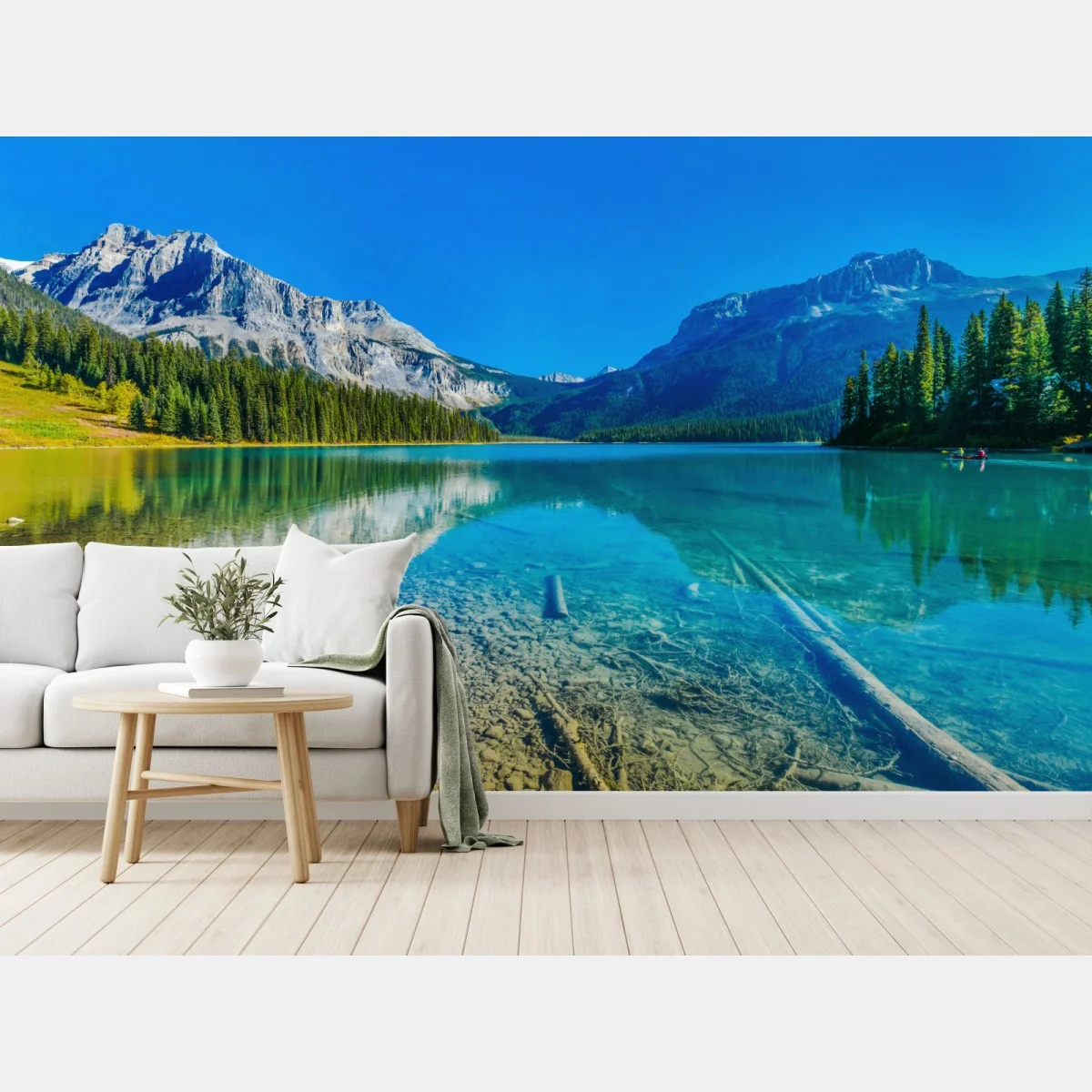 Papier peint paysage lacustre alpin aux eaux turquoise – Wallnifity® Papier peint paysage lacustre alpin aux eaux turquoise – Wallnifity®