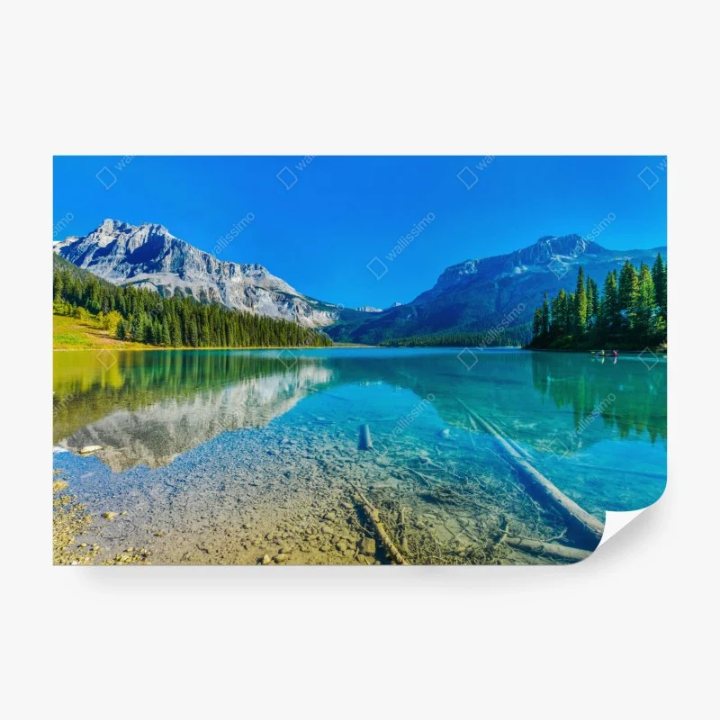 Papier peint paysage lacustre alpin aux eaux turquoise – Wallnifity® Papier peint paysage lacustre alpin aux eaux turquoise – Wallnifity®