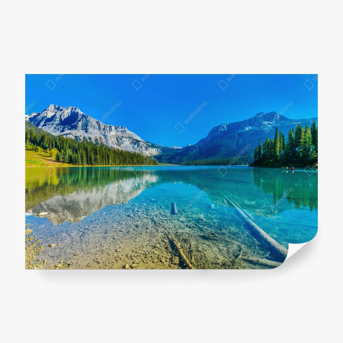 Papier peint paysage lacustre alpin aux eaux turquoise – Wallnifity® Papier peint paysage lacustre alpin aux eaux turquoise – Wallnifity®