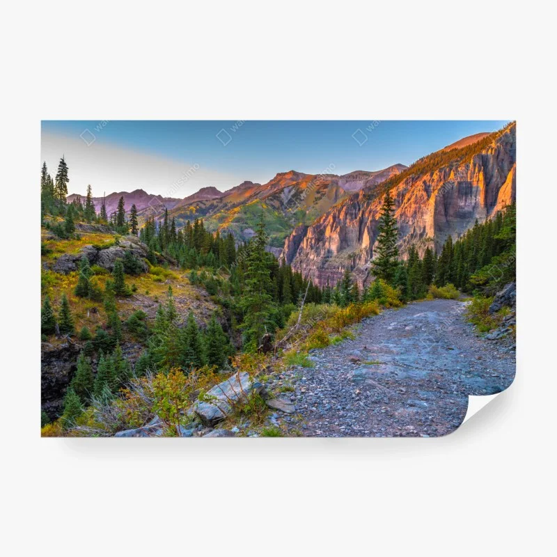 Papier peint paysage de montagne au coucher du soleil – Wallnifity® Papier peint paysage de montagne au coucher du soleil – Wallnifity®