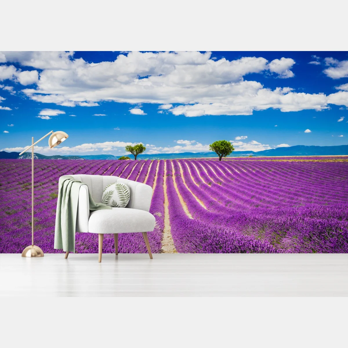Papier peint champ de lavande en Provence – Wallnifity® Papier peint champ de lavande en Provence – Wallnifity®