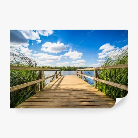 Papier peint escapade au bord du lac – Wallnifity®