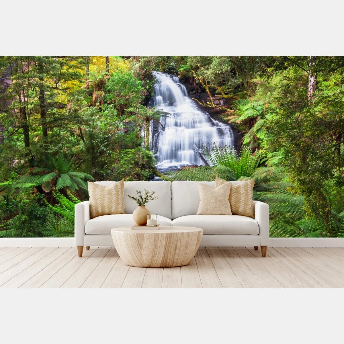 Papier peint oasis verte de Triplet Falls, Great Otway – Wallnifity® Papier peint oasis verte de Triplet Falls, Great Otway – Wallnifity®