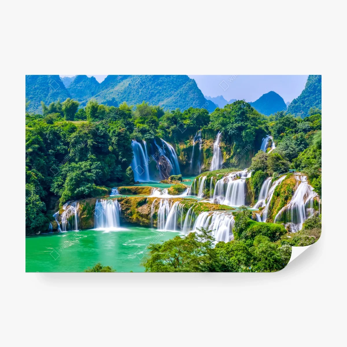 Papier peint cascade paradisiaque au cœur de la nature – Wallnifity® Papier peint cascade paradisiaque au cœur de la nature – Wallnifity®