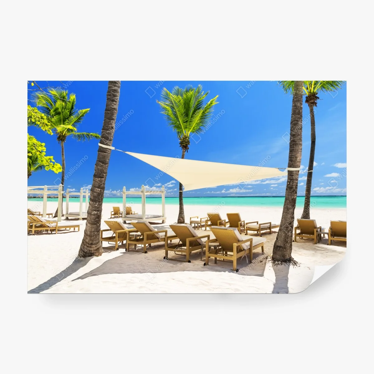 Papier peint évasion tropicale à Cap Cana – Wallnifity® Papier peint évasion tropicale à Cap Cana – Wallnifity®