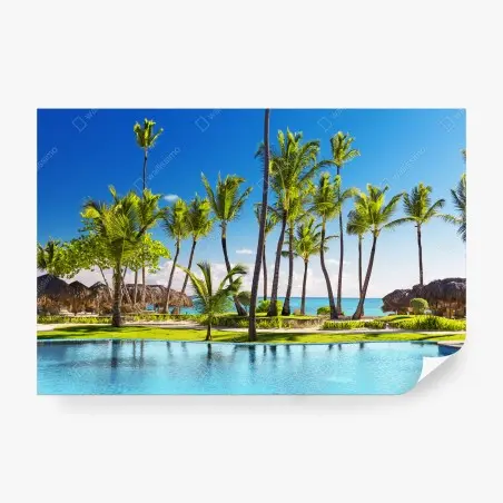 Papier peint paradis tropical à Punta Cana – Wallnifity®