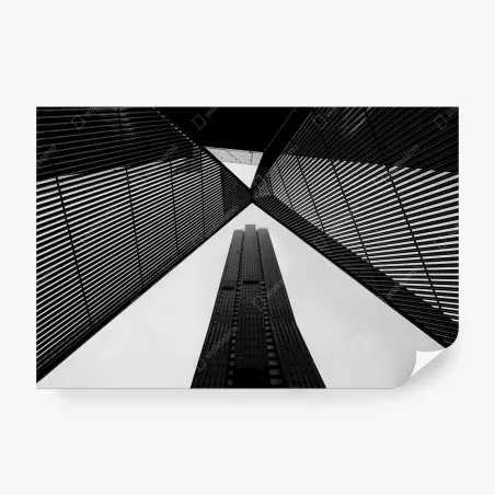 Papier peint perspectives géométriques à Melbourne – Wallnifity®
