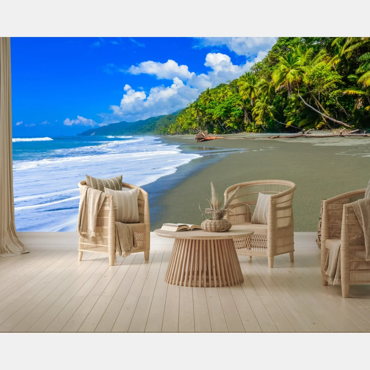 Papier peint plage sauvage de Corcovado, Costa Rica – Wallnifity® Papier peint plage sauvage de Corcovado, Costa Rica – Wallnifity®
