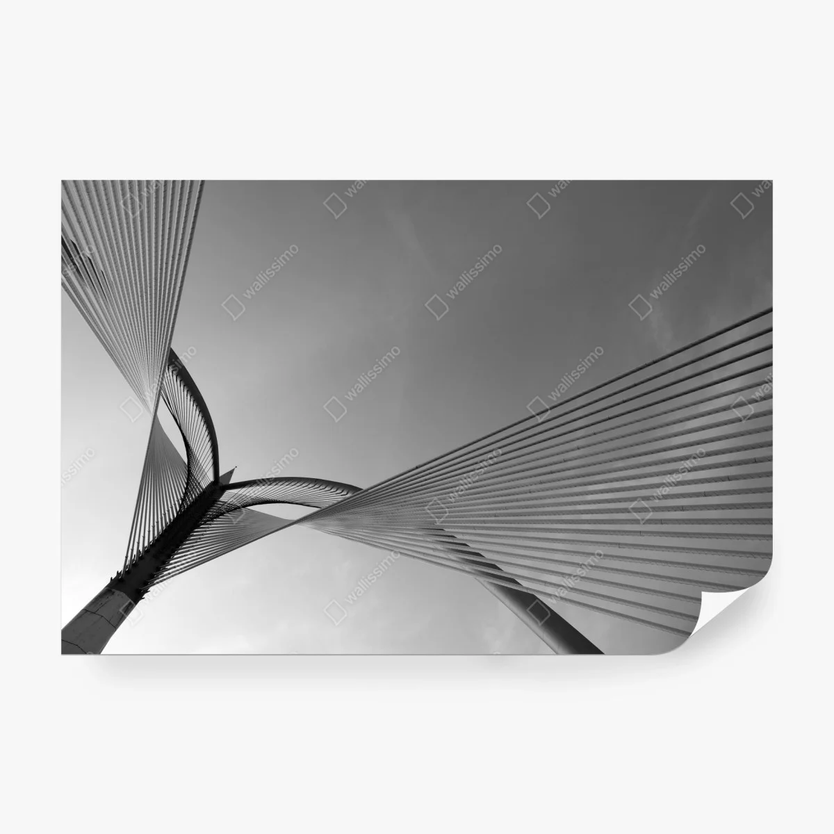 Papier peint mouvement de lignes architecturales – Wallnifity® Papier peint mouvement de lignes architecturales – Wallnifity®