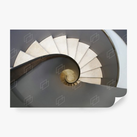 Papier peint spirale architecturale minimaliste – Wallnifity®