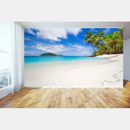 Papier peint rêve de plage tropicale – Wallnifity®