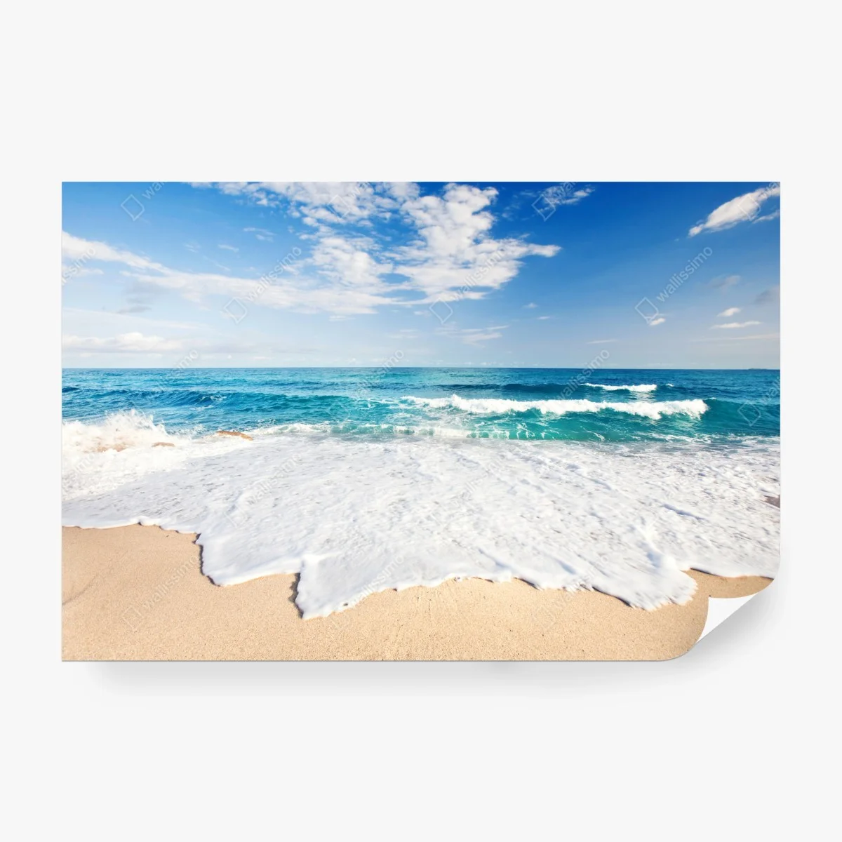 Papier peint brise marine et vagues turquoises – Wallnifity® Papier peint brise marine et vagues turquoises – Wallnifity®