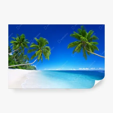 Papier peint paradis tropical en bord de mer – Wallnifity®