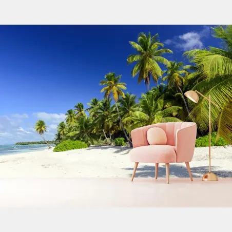 Papier peint plage paradisiaque de Punta Cana – Wallnifity®