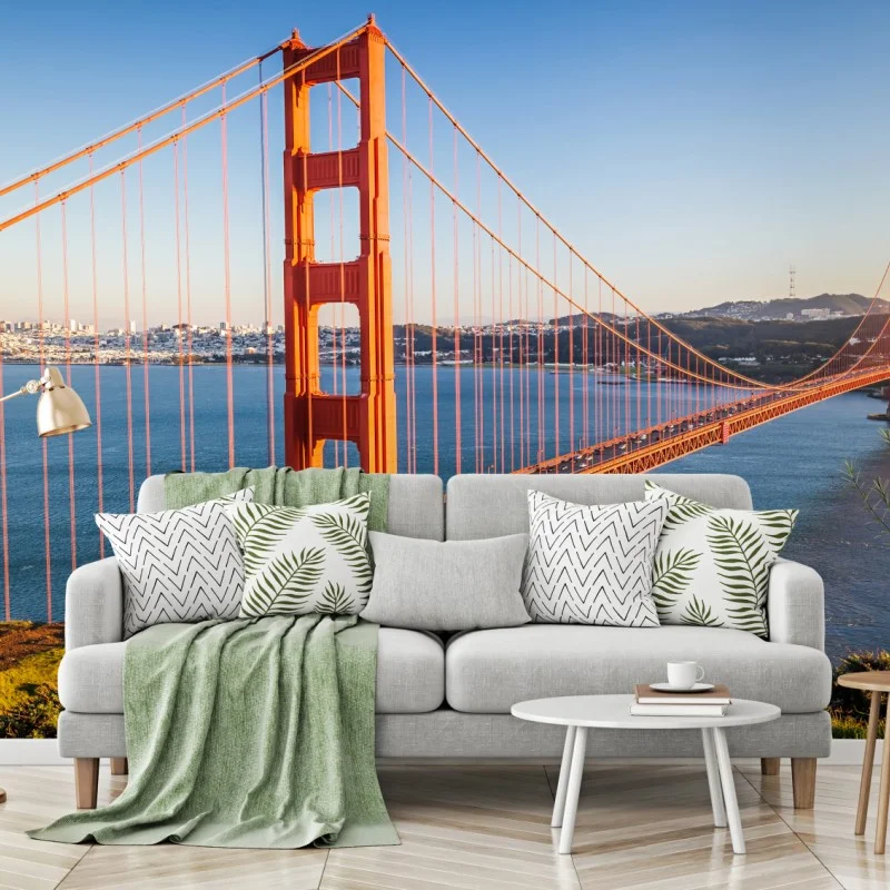 Papier peint vue spectaculaire du Golden Gate à San Francisco – Wallnifity®
