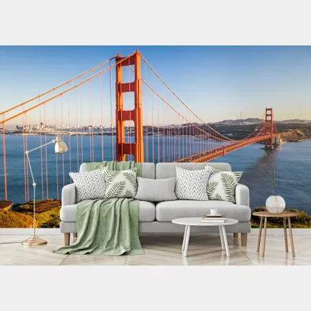 Papier peint vue spectaculaire du Golden Gate à San Francisco – Wallnifity®