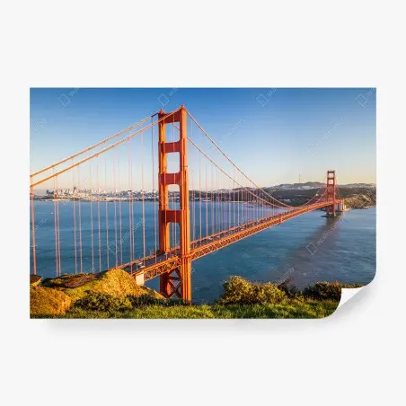 Papier peint vue spectaculaire du Golden Gate à San Francisco – Wallnifity®
