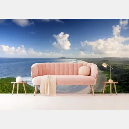 Papier peint vue aérienne de Byron Bay – Wallnifity®