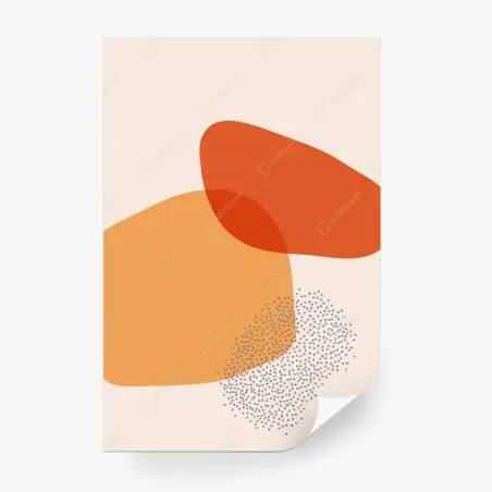 Papier peint harmonie organique aux tons chauds – Wallnifity®