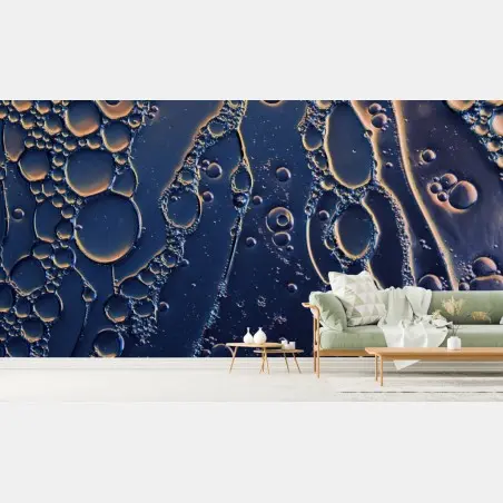 Papier peint harmonie de bulles et de lumière – Wallnifity®