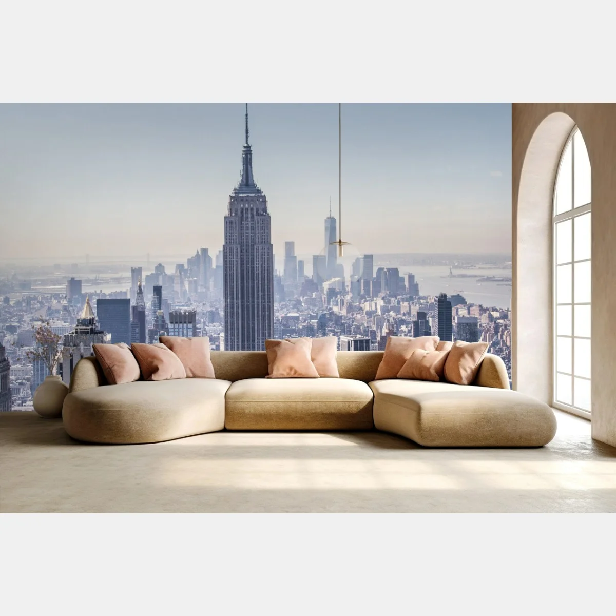 Papier peint vue emblématique de New York au cœur de Manhattan – Wallnifity® Papier peint vue emblématique de New York au cœur de Manhattan – Wallnifity®