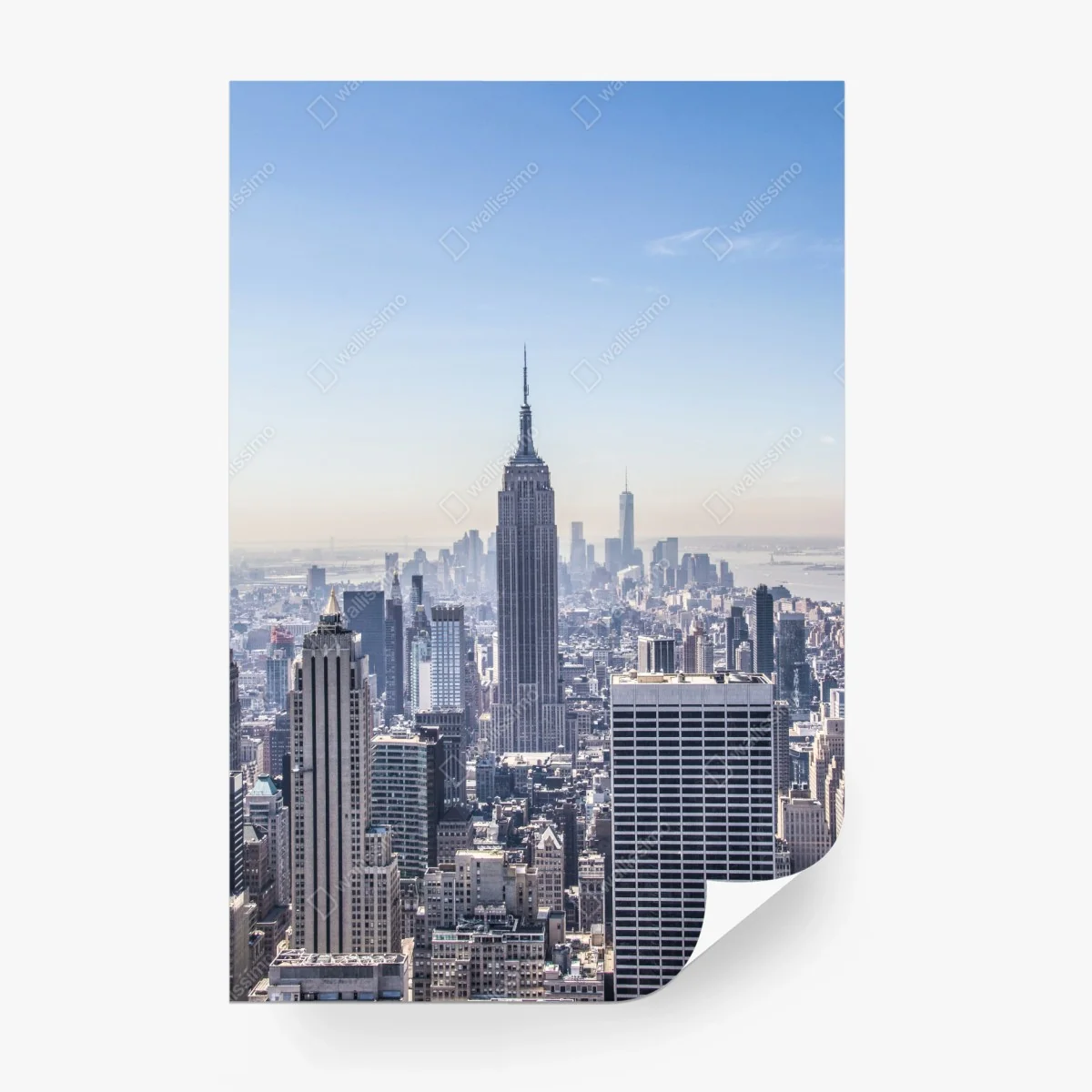 Papier peint vue emblématique de New York au cœur de Manhattan – Wallnifity® Papier peint vue emblématique de New York au cœur de Manhattan – Wallnifity®