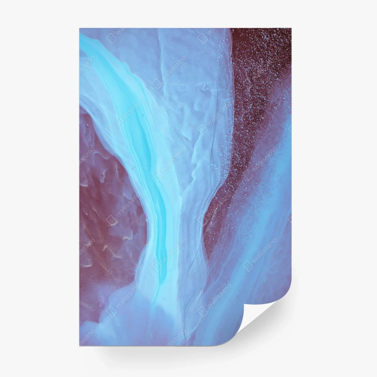 Papier peint nuances éthérées bleu et rose – Wallnifity® Papier peint nuances éthérées bleu et rose – Wallnifity®