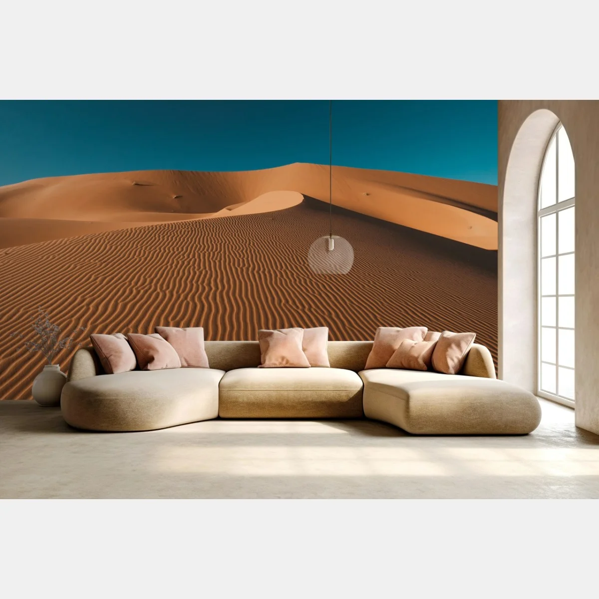 Papier peint horizon désertique et dunes ondulantes – Wallnifity® Papier peint horizon désertique et dunes ondulantes – Wallnifity®