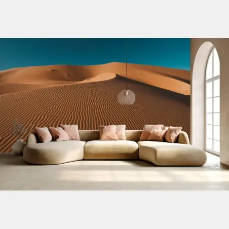 Papier peint horizon désertique et dunes ondulantes – Wallnifity®