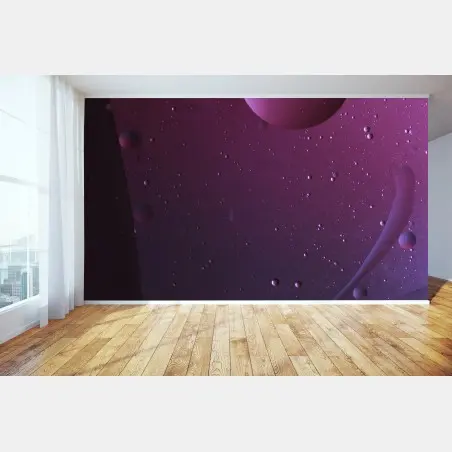 Papier peint rêve cosmique en violet – Wallnifity®