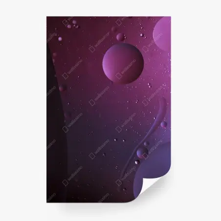 Papier peint rêve cosmique en violet – Wallnifity®